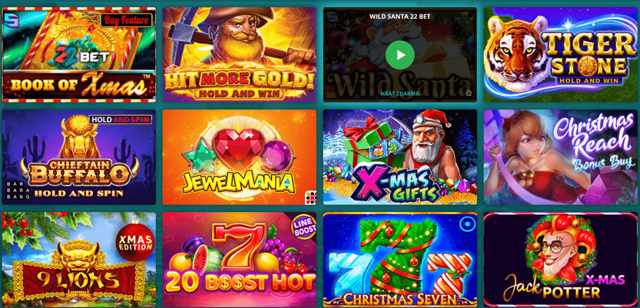 22 Bet Casino Online Hry