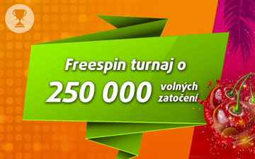 250.000 Free spin turnaj